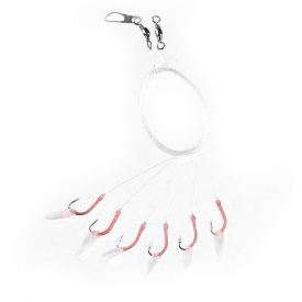 Fladen Pink Sabiki 6 Hook Size 6