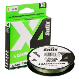 Sufix X4 Braid Lo Vis Green 100-150m
