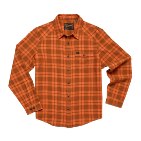 Howler Bro's La Grange Lightweight Flannel Cohen Plaid Pumpkin