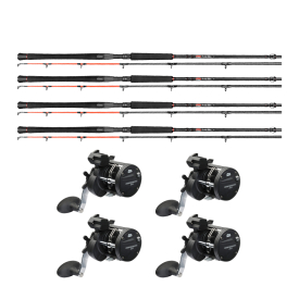 Daiwa Söder Custom Predator Trolling & Abu Garcia Cardinal Combo 4-Pack