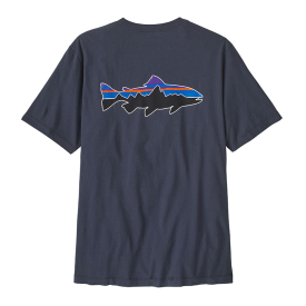 Patagonia M's Fitz Roy Trout T-Shirt Smolder Blue