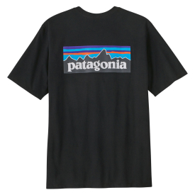 Patagonia M's P-6 Logo Responsibili-Tee Black