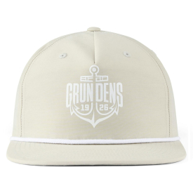 Grundéns Logo Anchor Rope Trucker Oyster