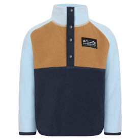 Didriksons Monte Kids Half Button Navy