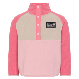 Didriksons Monte Kids Half Button Dusty Azalea